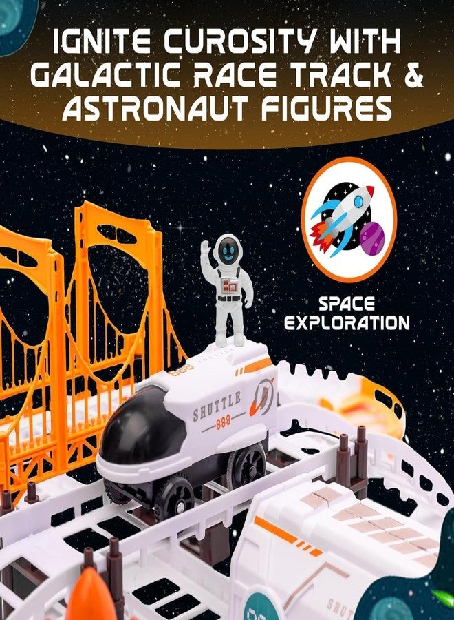 Magicwand Anti-Gravity Rechargeable 46 Pcs Automatic Outer Space Flexible Track Play Set for Kids 【Multi-Colored】【Pack of 1】 - Image 4